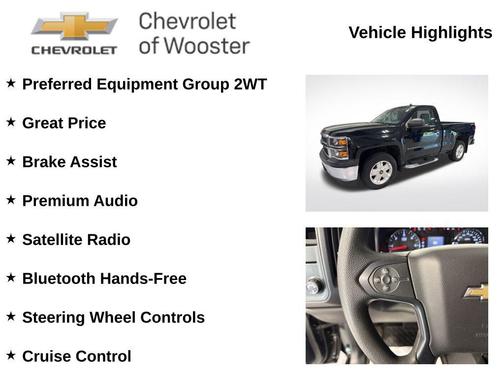 Black 2014 Chevrolet Silverado 1500 Work Truck
