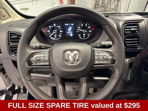 Bright White Clearcoat 2025 RAM ProMaster 2500 Tradesman