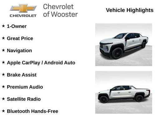 Summit White 2024 Chevrolet Silverado EV Work Truck