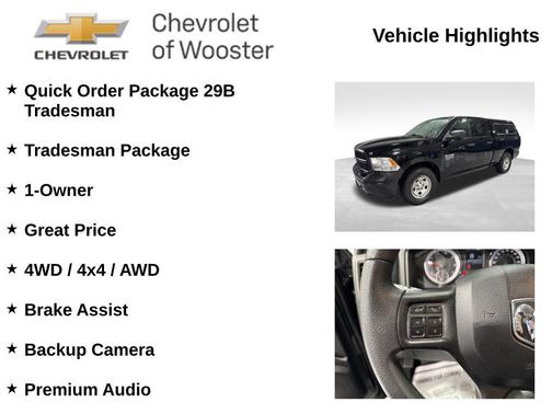 Diamond Black Crystal Pearlcoat 2022 RAM 1500 Tradesman