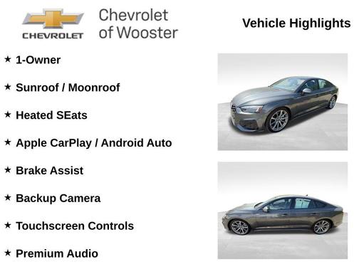 Gray 2025 Audi A5 Sportback 45 S Line Premium
