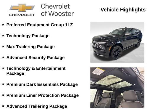 Black 2026 Chevrolet Tahoe Premier