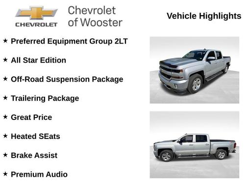 Silver Ice Metallic 2016 Chevrolet Silverado 1500 2LT