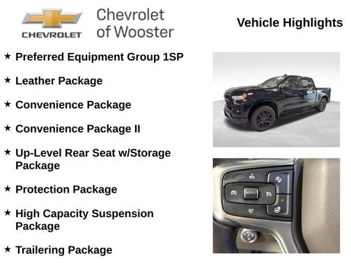 Black 2024 Chevrolet Silverado 1500 RST