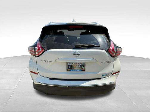 Pearl White 2016 Nissan Murano Hybrid Platinum
