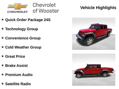 Firecracker Red Clearcoat 2020 Jeep Gladiator Sport S