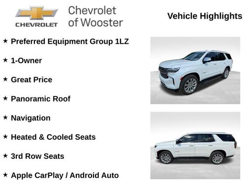 Iridescent Pearl Tricoat 2023 Chevrolet Tahoe Premier