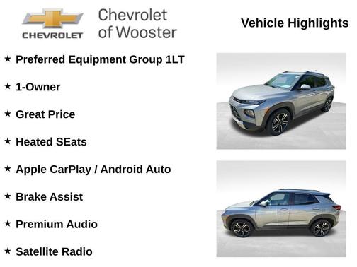 Sterling Gray Metallic 2023 Chevrolet Trailblazer LT