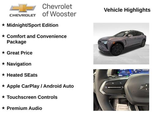Galaxy Gray Metallic 2026 Chevrolet Blazer EV AWD LT