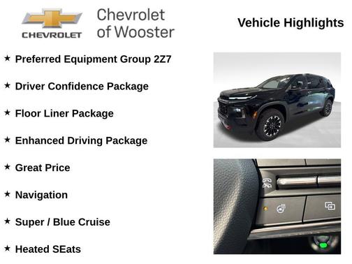 Mosaic Black Metallic 2026 Chevrolet Traverse AWD Z71