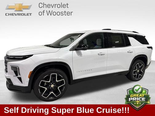 Polar White Tricoat 2026 Chevrolet Traverse High Country