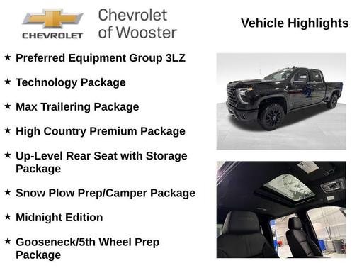 Black 2026 Chevrolet Silverado 2500 High Country