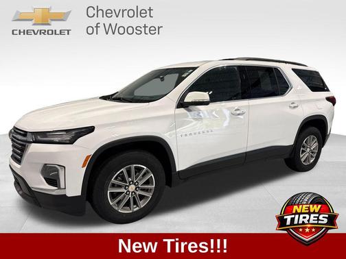 Summit White 2023 Chevrolet Traverse LT Cloth