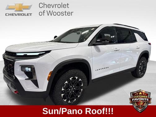Polar White Tricoat 2027 Chevrolet Traverse AWD Z71