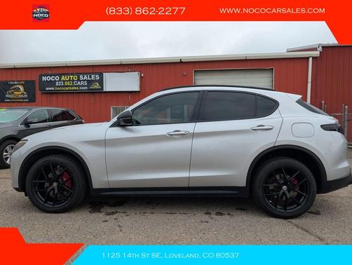 Silverstone Gray Metallic 2018 Alfa Romeo Stelvio Ti Sport