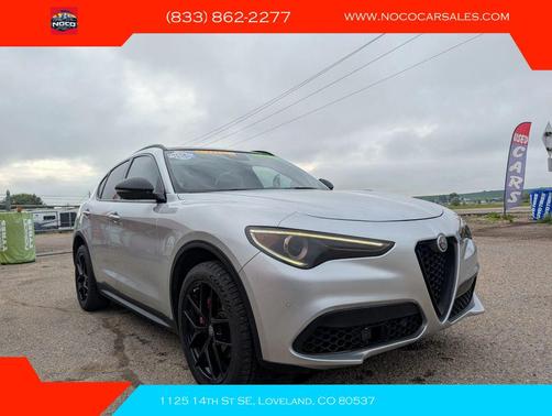Silverstone Gray Metallic 2018 Alfa Romeo Stelvio Ti Sport