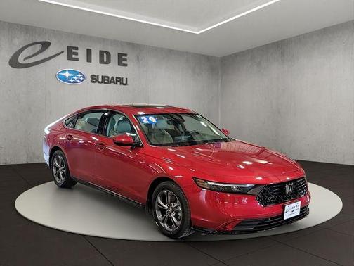 Radiant Red Metallic 2024 Honda Accord Hybrid EX-L