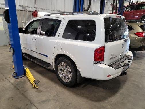 Pearl White 2015 Nissan Armada Platinum