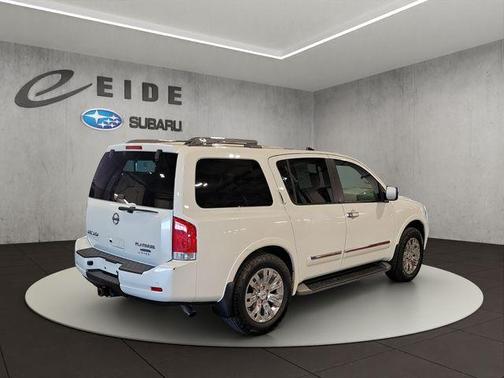 Pearl White 2015 Nissan Armada Platinum