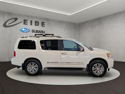 Pearl White 2015 Nissan Armada Platinum