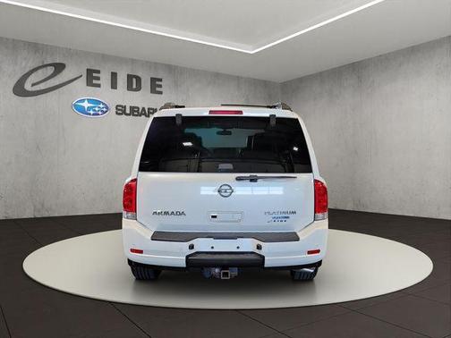 Pearl White 2015 Nissan Armada Platinum