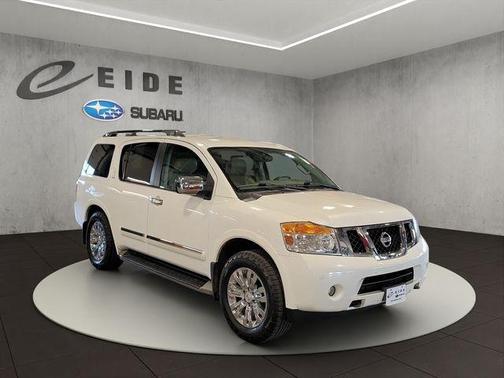 Pearl White 2015 Nissan Armada Platinum SUV