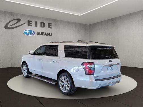 White Platinum Tri-Coat Metallic 2019 Ford Expedition Max Platinum