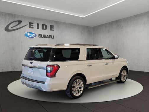 White Platinum Tri-Coat Metallic 2019 Ford Expedition Max Platinum