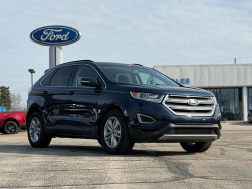 Blue Jeans Metallic 2017 Ford Edge SEL
