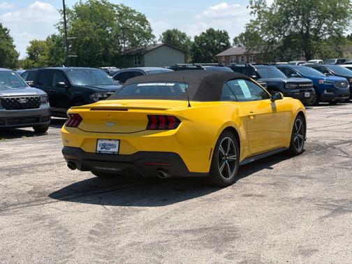Yellow 2024 Ford Mustang EcoBoost Premium