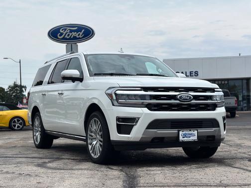 White Metallic 2023 Ford Expedition Max Limited