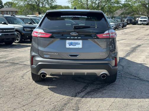 Gray Metallic 2024 Ford Edge Titanium