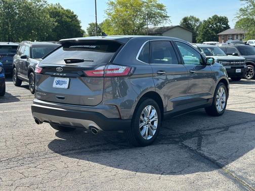 Gray Metallic 2024 Ford Edge Titanium