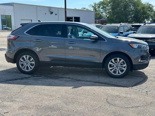 Gray Metallic 2024 Ford Edge Titanium