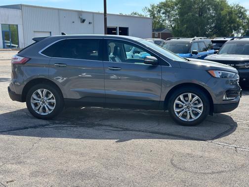 Gray Metallic 2024 Ford Edge Titanium