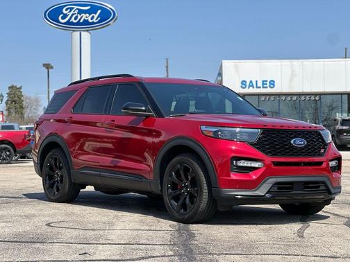 Rapid Red Metallic Tinted Clearcoat 2024 Ford Explorer ST