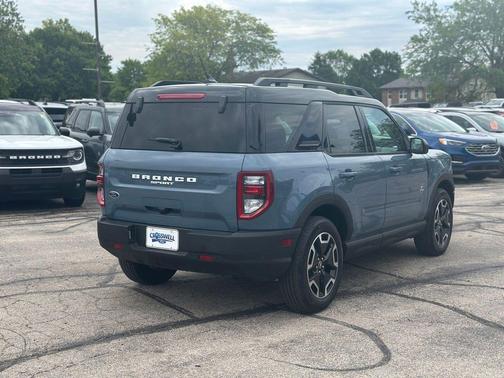 Azure Gray Metallic Tri-Coat 2024 Ford Bronco Sport Outer Banks