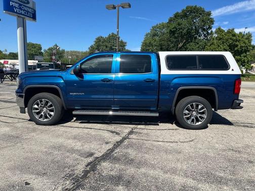 Stone Blue Metallic 2017 GMC Sierra 1500 SLE