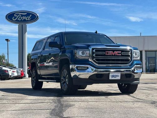 Stone Blue Metallic 2017 GMC Sierra 1500 SLE