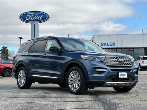 Blue Metallic 2020 Ford Explorer Limited