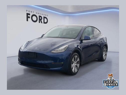 Deep Blue Metallic 2022 Tesla Model Y Long Range Dual Motor All-Wheel Drive