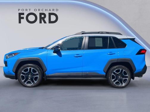Blue Flame/Ice Edge Roof 2019 Toyota RAV4 Adventure