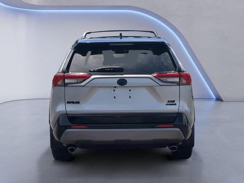 Silver Sky Metallic 2019 Toyota RAV4 Hybrid SE