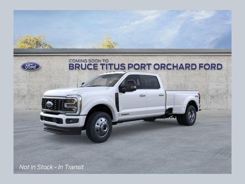 Star White Metallic Tri-Coat 2026 Ford F-450 Platinum