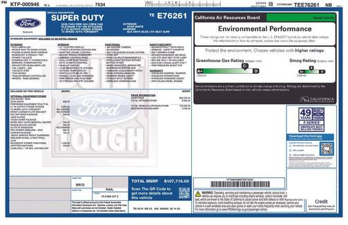 Star White Metallic Tri-Coat 2026 Ford F-450 Platinum