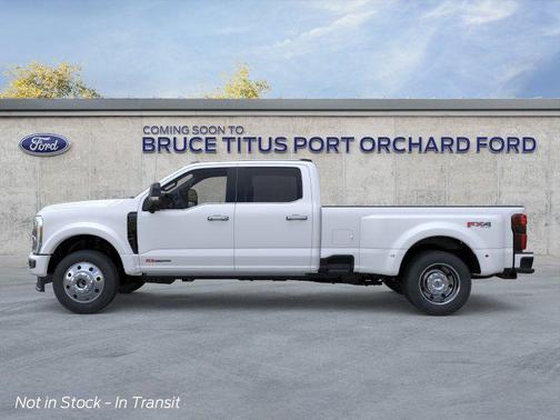 Star White Metallic Tri-Coat 2026 Ford F-450 Platinum