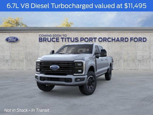 Glacier Gray Metallic Tri-Coat 2026 Ford F-350 Platinum