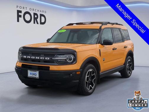 Cyber Orange Metallic Tricoat 2022 Ford Bronco Sport Big Bend