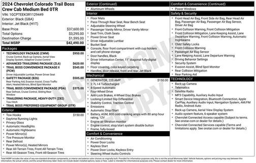 2024 Chevrolet Colorado Trail Boss