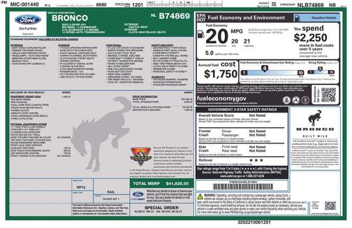 2022 Ford Bronco Big Bend